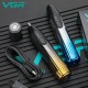 Триммер VGR 2 в 1 V-619 BLUE, 2 насадки - триммер для носа, шейвер