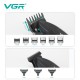 Комплект VGR 3 в 1 V-640 S3 BLACK, машинка для стрижки (clipper), триммер и электробритва (шейвер)