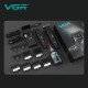 Комплект VGR 3 в 1 V-640 S3 BLACK, машинка для стрижки (clipper), триммер и электробритва (шейвер)