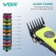 Аккумуляторная машинка для стрижки (clipper) VGR V-880C BLACK, EXTERNAL ROTOR MOTOR, MIM BLADE, 11 насадок,