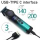 Триммер VGR V-946 с технологией охлаждения ICE TECHNOLOGY, 4 насадки, 8000 RPM, 3000 mAh, LED display