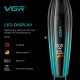 Триммер VGR V-974 GOLD, 8000 RPM, 4 насадки, LED display
