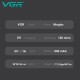 Триммер VGR V-975 GREEN, 4 насадки, LED display