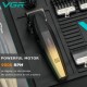 Аккумуляторная машинка для стрижки (clipper) VGR V-003 GOLD, 6 насадок, TURBO режим 9000 RPM, керамическое