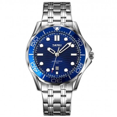 Часы наручные 9276SSIBU SKMEI, SILVER-BLUE