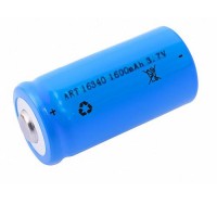 Аккумулятор 16340 (350), 1600mAh, синий