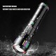 Фонарь NIGHT VISION FLUORESCENCE C203 WHITE LASER LED GT-50W, 8x18650, power bank, ЗУ Type-C, zoom