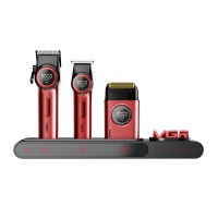 Комплект VGR STEPLERSS PRO 3 IN 1 RED, машинка для стрижки (Clipper), триммер, электробритва Комплект VGR STEPLERSS PRO 3 IN 1 RED, машинка для стрижки (Clipper), триммер, электробритва
