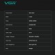 Фен профессиональный VGR V-469, 4 уровня обдува, 4 уровня температуры, 2 насадки, 2400 Вт