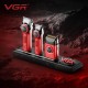 Комплект VGR STEPLERSS PRO 3 IN 1 RED, машинка для стрижки (Clipper), триммер, электробритва Комплект VGR STEPLERSS PRO 3 IN 1 RED, машинка для стрижки (Clipper), триммер, электробритва