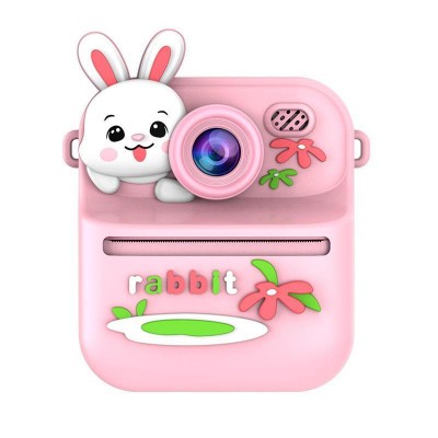 Дитячий фотоапарат миттєвого друку S11, PINK RABBIT