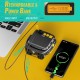 Фонарь кемпинг W891-1-3COB(White+Yellow)+5SMD(Red), Power bank, 2x18650, ЗУ Type-C, магнит, крюк