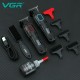 Триммер VGR V-254 RED, 4 насадки, 7000 RPM, 2000 mAh, LED display