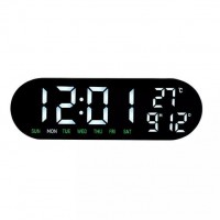 Часы сетевые VST-913-6, белые, температура, USB