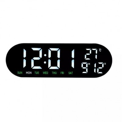 Часы сетевые VST-913-6, белые, температура, USB