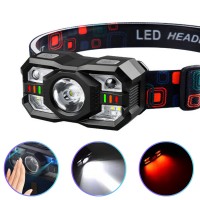 Фонарь налобный XS-09-LM+6SMD(WHITE+RED), Motion Sensor, Li-Ion аккум., ЗУ Type-C Фонарь налобный XS-09-LM+6SMD(WHITE+RED), Motion Sensor, Li-Ion аккум., ЗУ Type-C