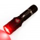 Фонарь 736-TG(Red), 1x18650, 1 РЕЖИМ, ЗУ microUSB, zoom