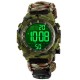 Часы наручные 1845NCMGN SKMEI PARACORD, ARMY GREEN CAMOUFLAGE, Compass, термометр, свисток, кресало Часы наручные 1845NCMGN SKMEI PARACORD, ARMY GREEN CAMOUFLAGE, Compass, термометр, свисток, кресало