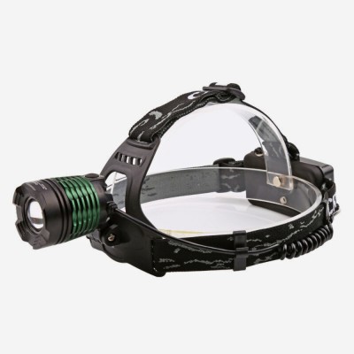 Фонарь налобный Police 2188-T6, 2х18650, zoom, ЗУ microUSB, Box