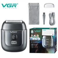 Электробритва VGR V-380 BLACK шейвер, тройное лезвие, IPX6