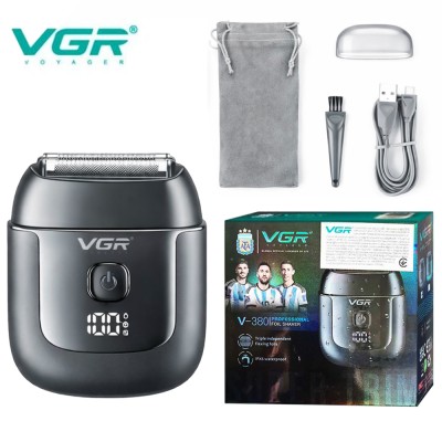 Электробритва VGR V-380 BLACK шейвер, тройное лезвие, IPX6