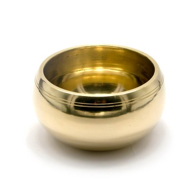 Чаша поющая бронзовая (без резонатора)(d 12 см)(Yellow Plain no.2) код 18123