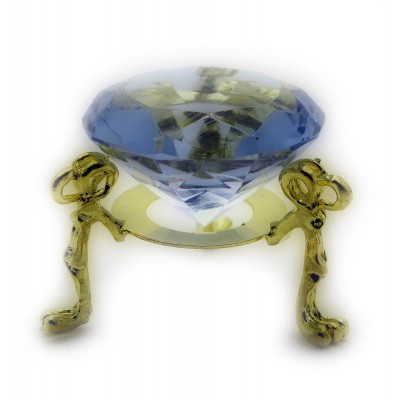 Кристалл хрустальный на подставке фиолетовый (4CM) код 18170
