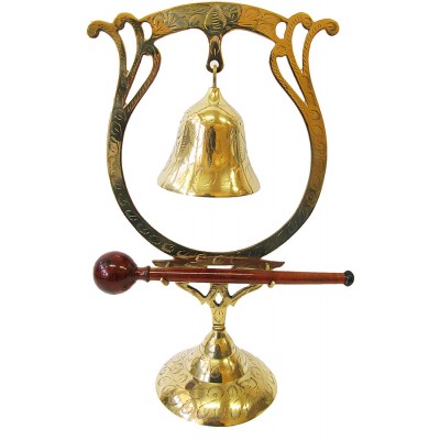 Гонг бронзовый большой (DINNER GONG BELL  J.P.) код 19092