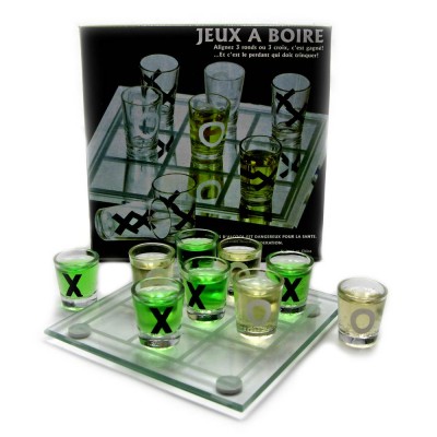 Крестики нолики  с рюмками (28х28х7,5 см GB088L) код 19852