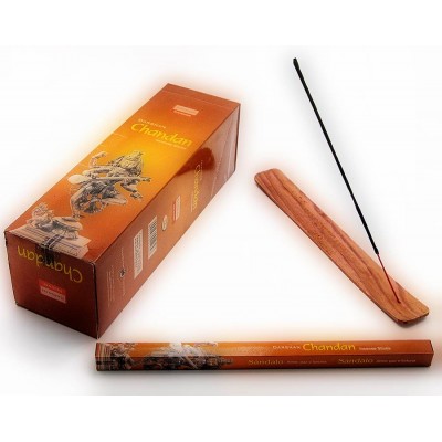 Chandan (Сандаловое Дерево)(Darshan)(25/уп) квадрат Аромапалочки Chandan (Darshan)(25/уп) квадрат  Код: 22941