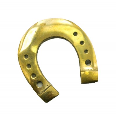 Подкова бронзовая  (5х5 х0,2 см)(Brass Naal Plain small) код 23117