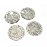 Монета коллекционная 'Ганеша и Лакшми' (Индия)(3,2 см)