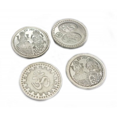 Монета коллекционная "Ганеша и Лакшми" (Индия)(3,2 см) код 23469