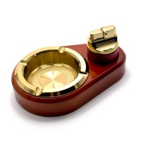 Подарочный набор (Пепепельница с зажигалкой)(19х16,5х4,5 см)