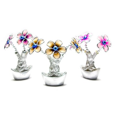 Цветы на чаше богатства (13х9х5 см) Цветы на чаше богатства (13х9х5 см)(A808) код 26488