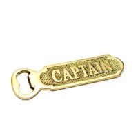 Открывашка для бутылок бронза (Captain) (14х4,5х0,3 см)