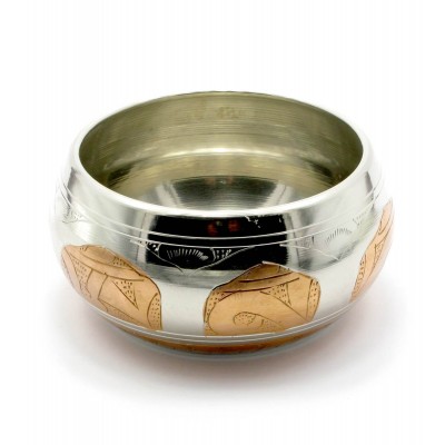 Чаша поющая (без резонатора)(d-11,5 см)(Singing Bowl Silver Copper no.2) код 27400