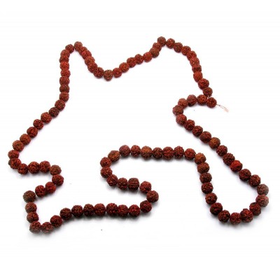 Четки из рудракши крупные (94 см)(108 бусин)(бусина d-1,4 см)