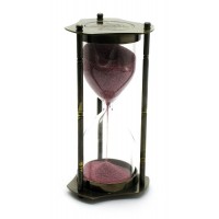 Часы песочные бронза (14,5х7х7 см)
