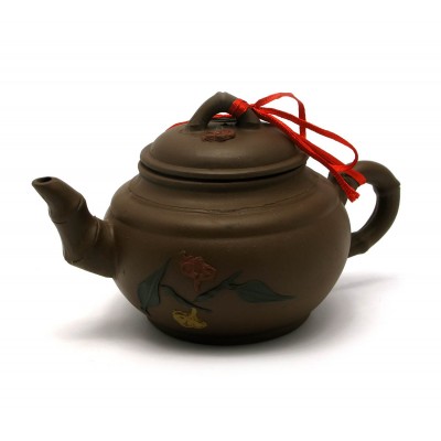 Чайник глиняный в подарочной упаковке (350мл.)(18х17х10 см) код 28558
