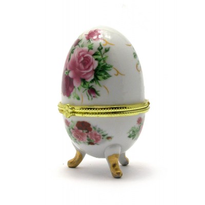 Шкатулка яйцо (10х6х6 см)  Код: 28780