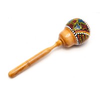Маракас расписной  деревянный  (27х7х7 см)