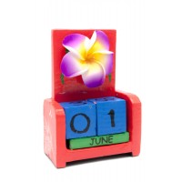 Календарь настольный 'Цветок' дерево (10х7х4 см)