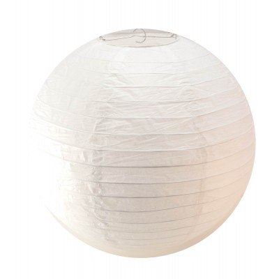 Фонарь белый бумажный (d-40 см)