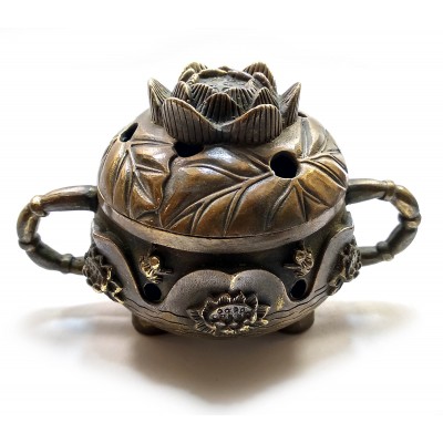 Курительница бронзовая 'Лотос' (12х8х8 см) Курительница бронзовая 'Лотос' (12х8х8 см)