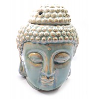Аромалампа керамическая 'Будда' зеленая (14х10,5х11 см)