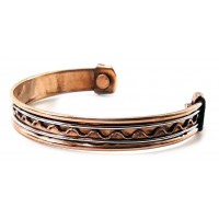 Браслет медный с магнитами 'Волна' (7,5х5,5х1 см)