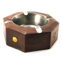 Пепельница из розового дерева (10х10х4 см)
