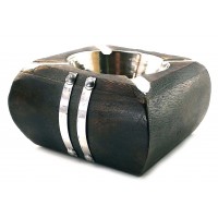 Пепельница из мангового дерева (11,5х11,5х6,5 см)