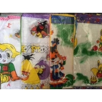 Платок носовой детский хлопковый, 28х28 см, рисунки в ассортименте)